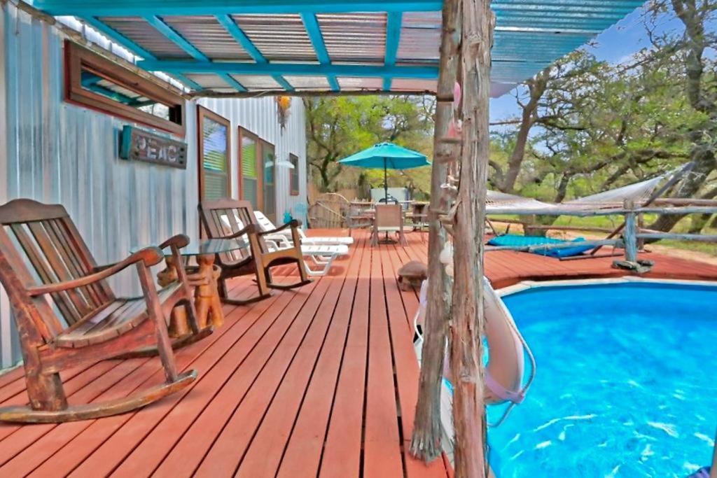 Three Horses Ranch Villa Johnson City Luaran gambar